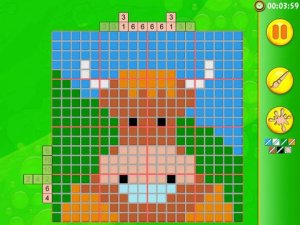 02 color cross puzzle