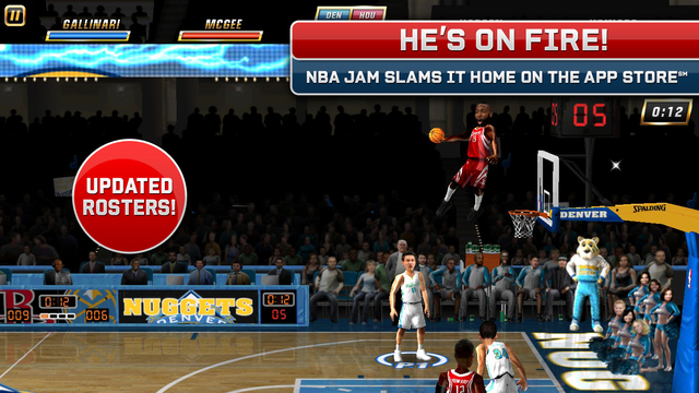 NBA Jam iOS Updated For Modern Devices - Touch, Tap, Play