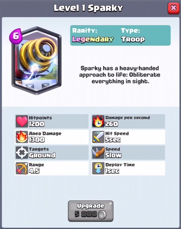 06 clash royale sparky