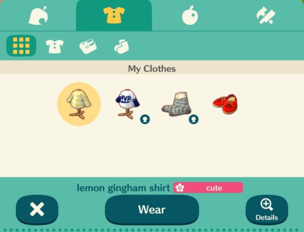 Animal Crossing Pocket Camp How to Change Clothes ...
