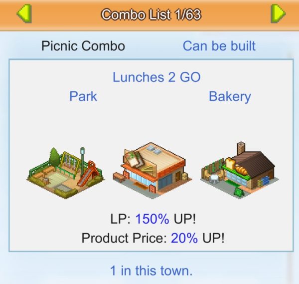 Dream Town Story Combos Guide All Combos in the Game