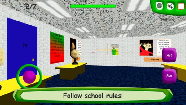 Trending Horror Game Baldi S Basics Now On Mobile Touch Tap Play