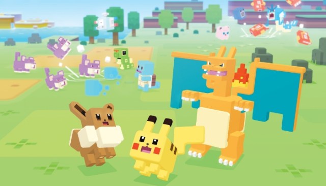 Explore a Blocky Version of the Pokemon World in Pokemon Quest