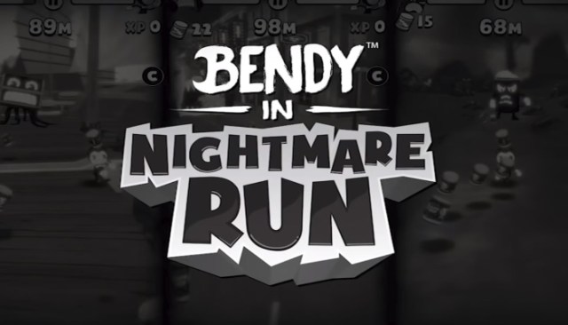 Dash Through Black and White Cartoons with Bendy in Nightmare Run