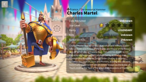 Rise Of Kingdoms Charles Martel