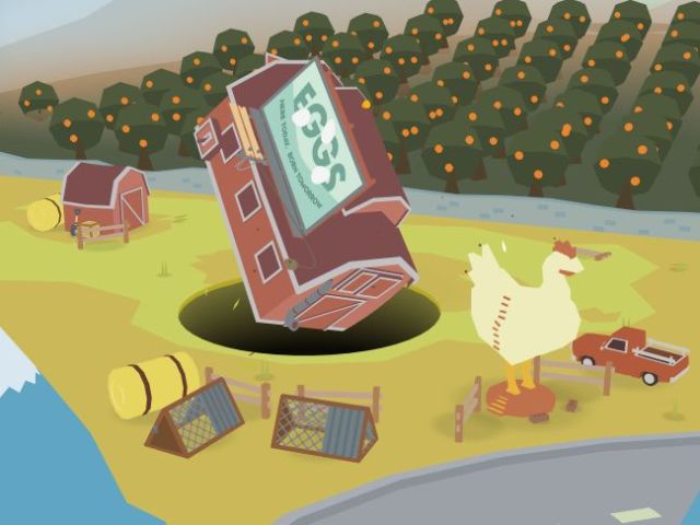 Donut County offline iPhone game