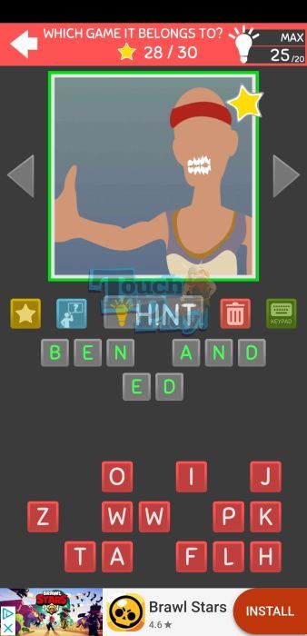 Mega Quiz Gaming 2K19 Answers: Main Characters I Solution 