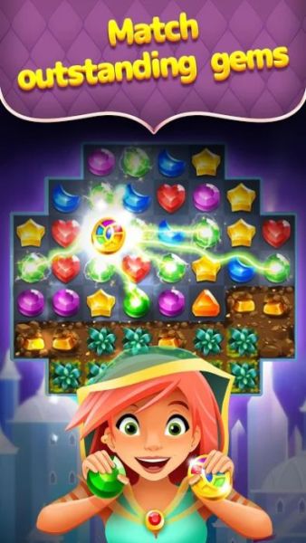 Genies & Gems Match 3 game