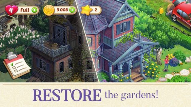 Lily’s Garden Match 3 game