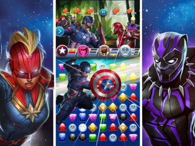 MARVEL Puzzle Quest Match 3 game