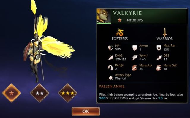Might & Magic Chess Royale Tier List - Valkyrie