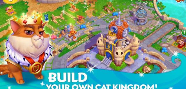 Build a Castle for Cats in Cats & Magic: Dream Kingdom, Now Available on iOS, Android