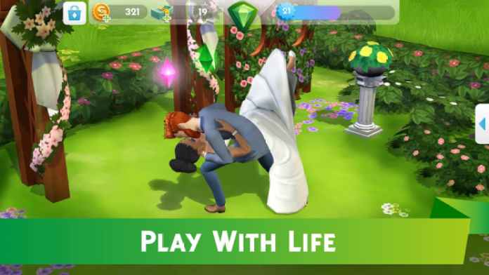 The Sims Mobile wedding