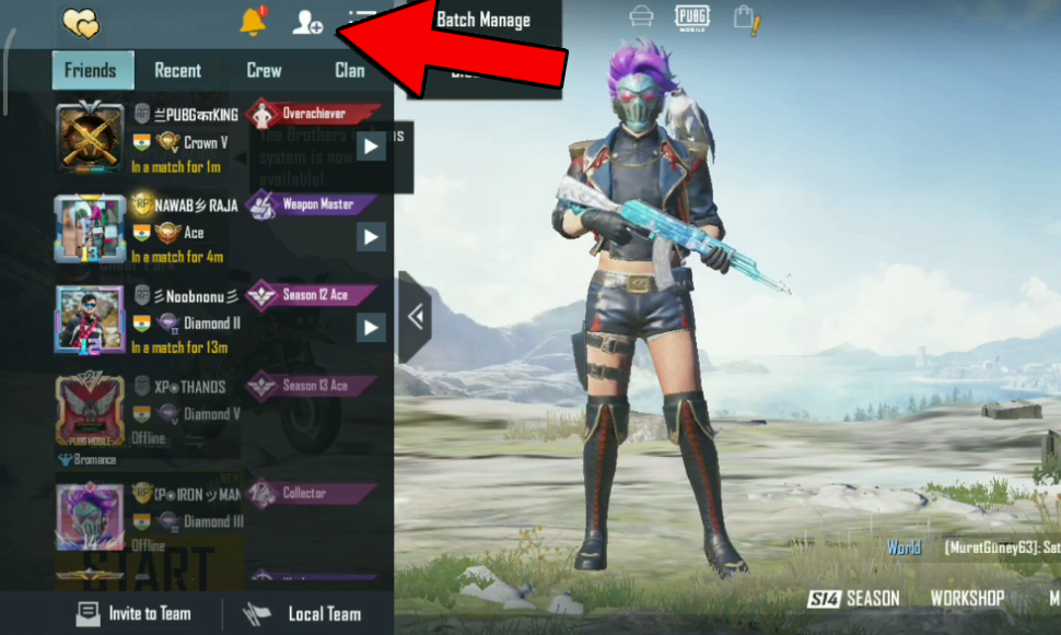 How To Add Friends In Pubg Mobile Touch Tap Play