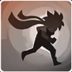 shadowy figure running