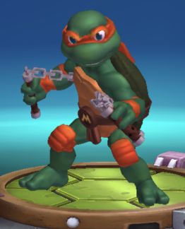 Teenage mutant ninja turtle Michelangelo