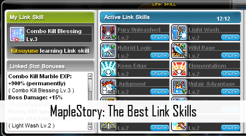 MapleStory: Best Link Skills