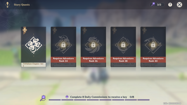 Genshin Impact Story Keys