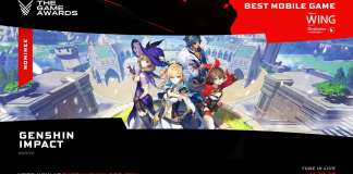 Genshin Impact nominated the game awards 2020