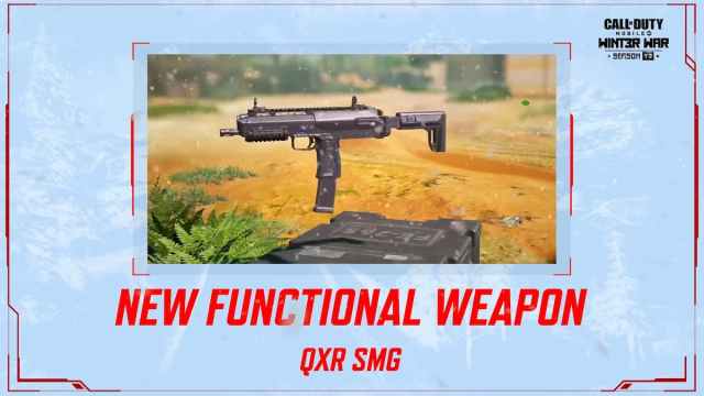 How to get the QXR SMG weapon in COD Mobile