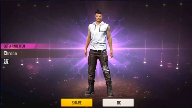 Free Fire: How to get Chrono character for 1 Diamond