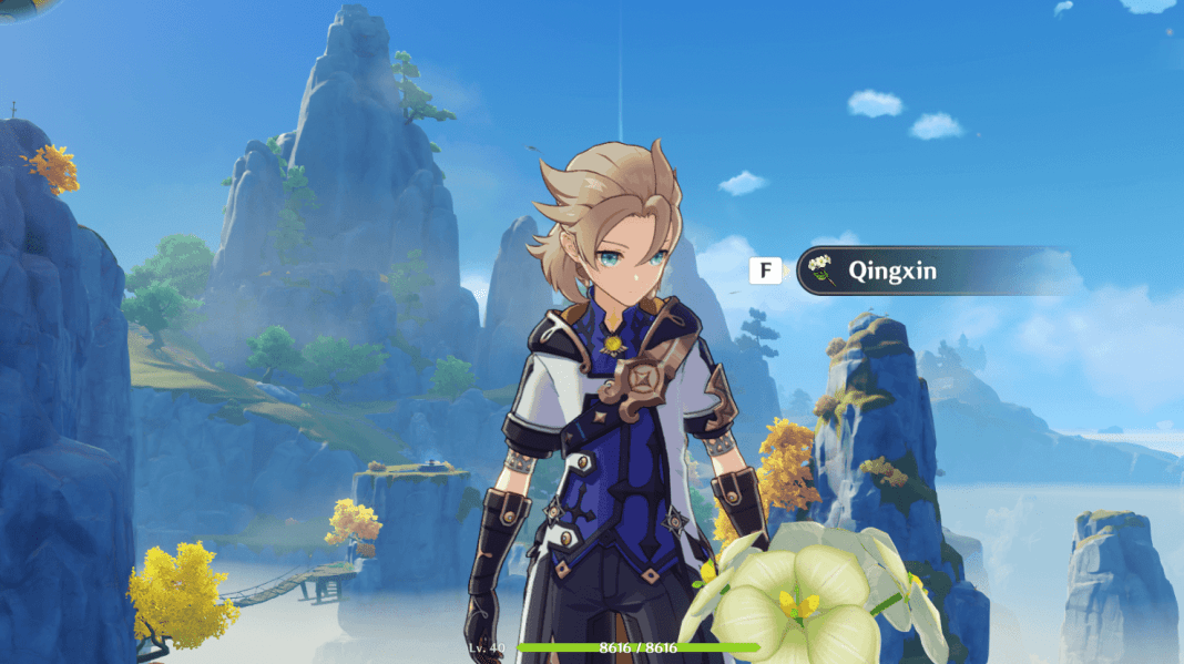 Qingxin Flower Best Farming Location in Genshin Impact Touch, Tap, Play