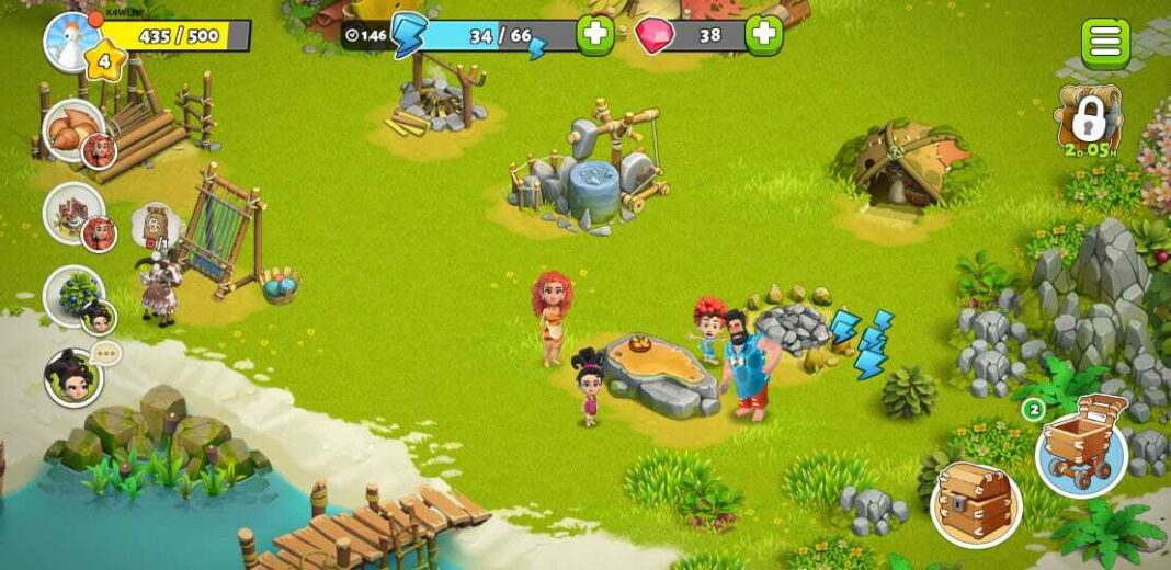 How to feed the family in Family Island Touch, Tap, Play