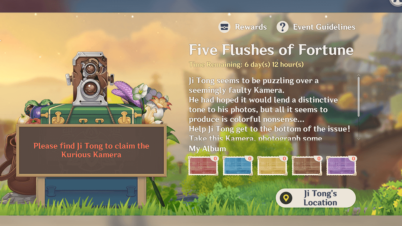 Genshin Impact Five Flushes of Fortune guide