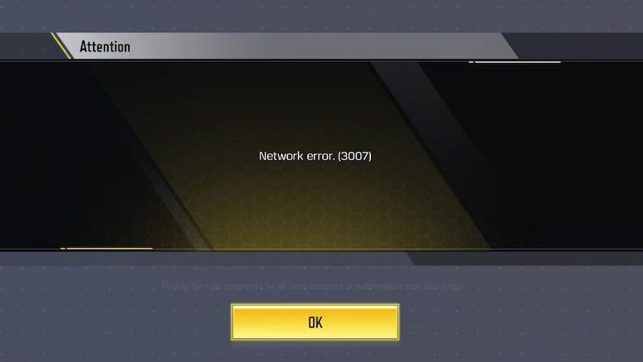 COD Mobile Network Error 3007: All you need to know - Touch, Tap, Play