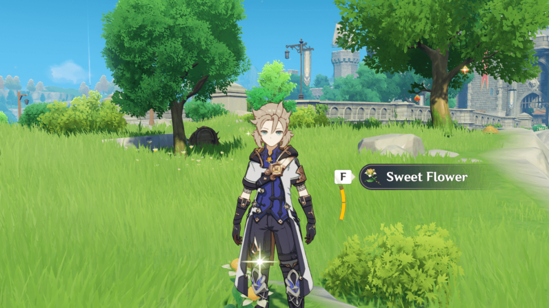 Where to find a bunch of Sweet Flowers in Genshin Impact Touch, Tap, Play