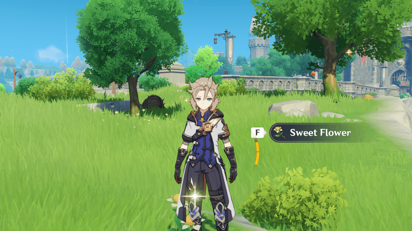 Where to find a bunch of Sweet Flowers in Genshin Impact Touch, Tap, Play
