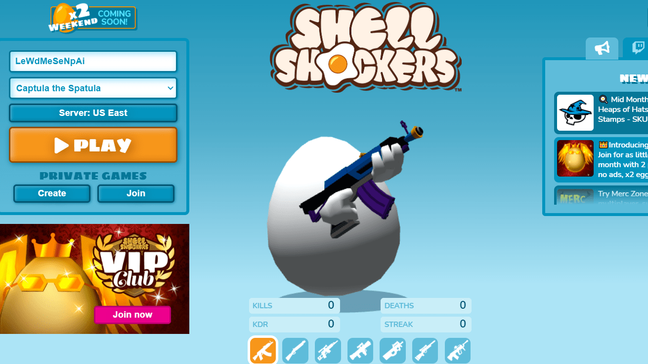 Shell Shockers Codes December 2022 Touch Tap Play