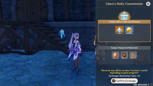 Where to find Carrot, Pinecone and Sunsettia in Genshin Impact