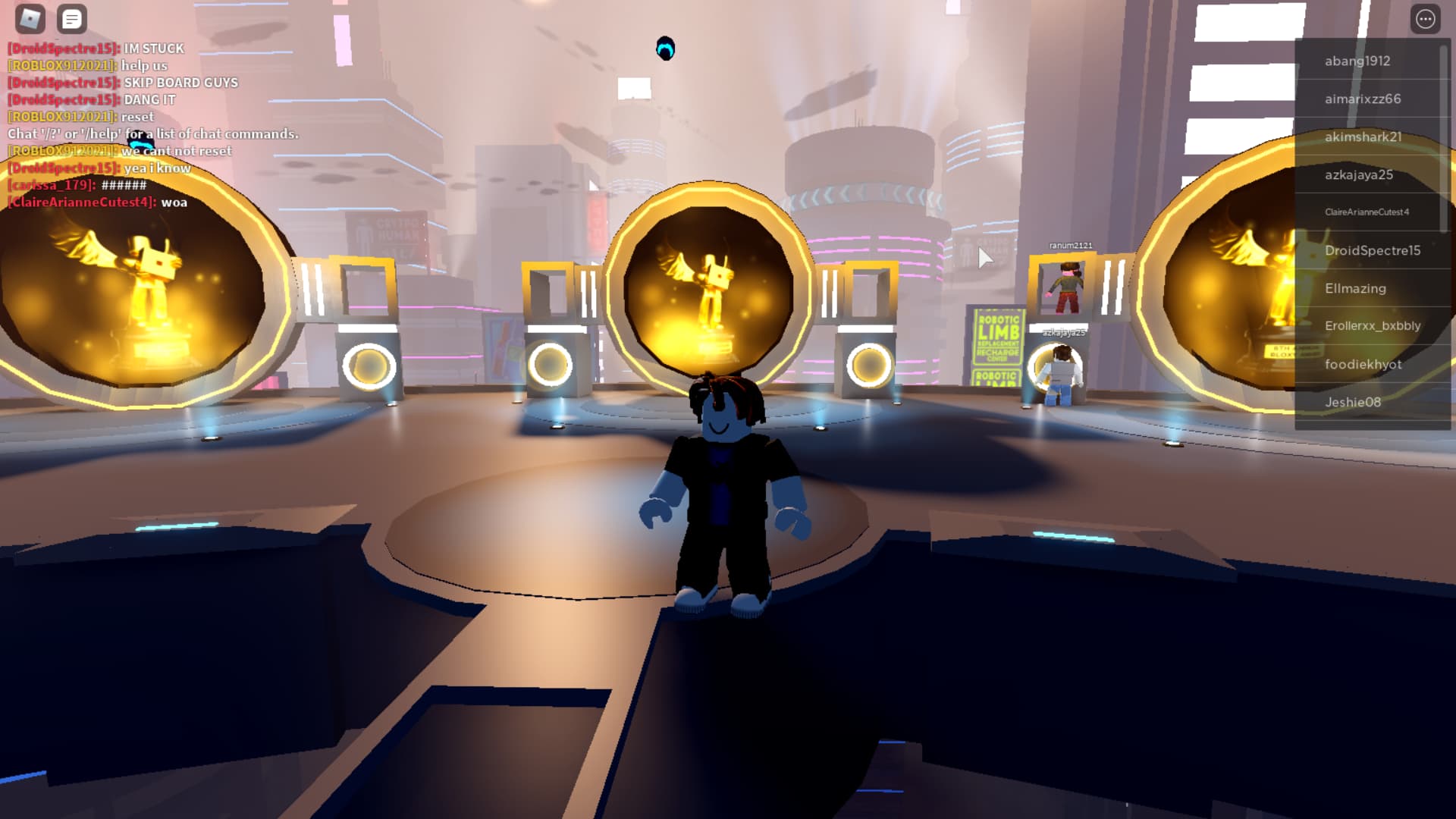 Roblox Bloxy Awards 2021 How To Visit The Hall Of Fame Touch Tap Play - where's the master of sound in the new roblox event