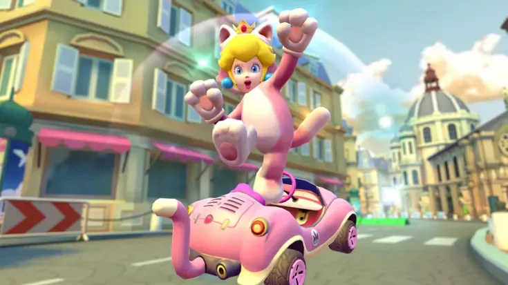 Cat Peach Mario Kart Tour