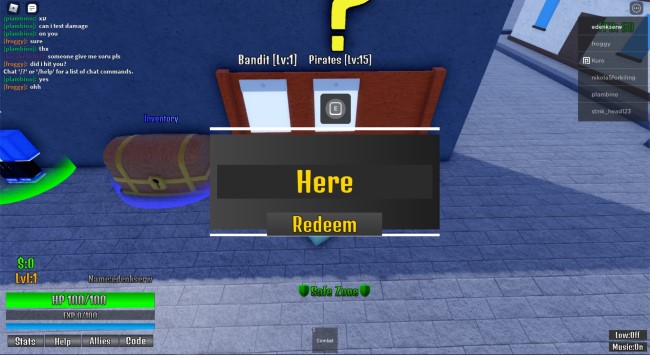 Roblox Last Pirates Codes - Touch, Tap, Play