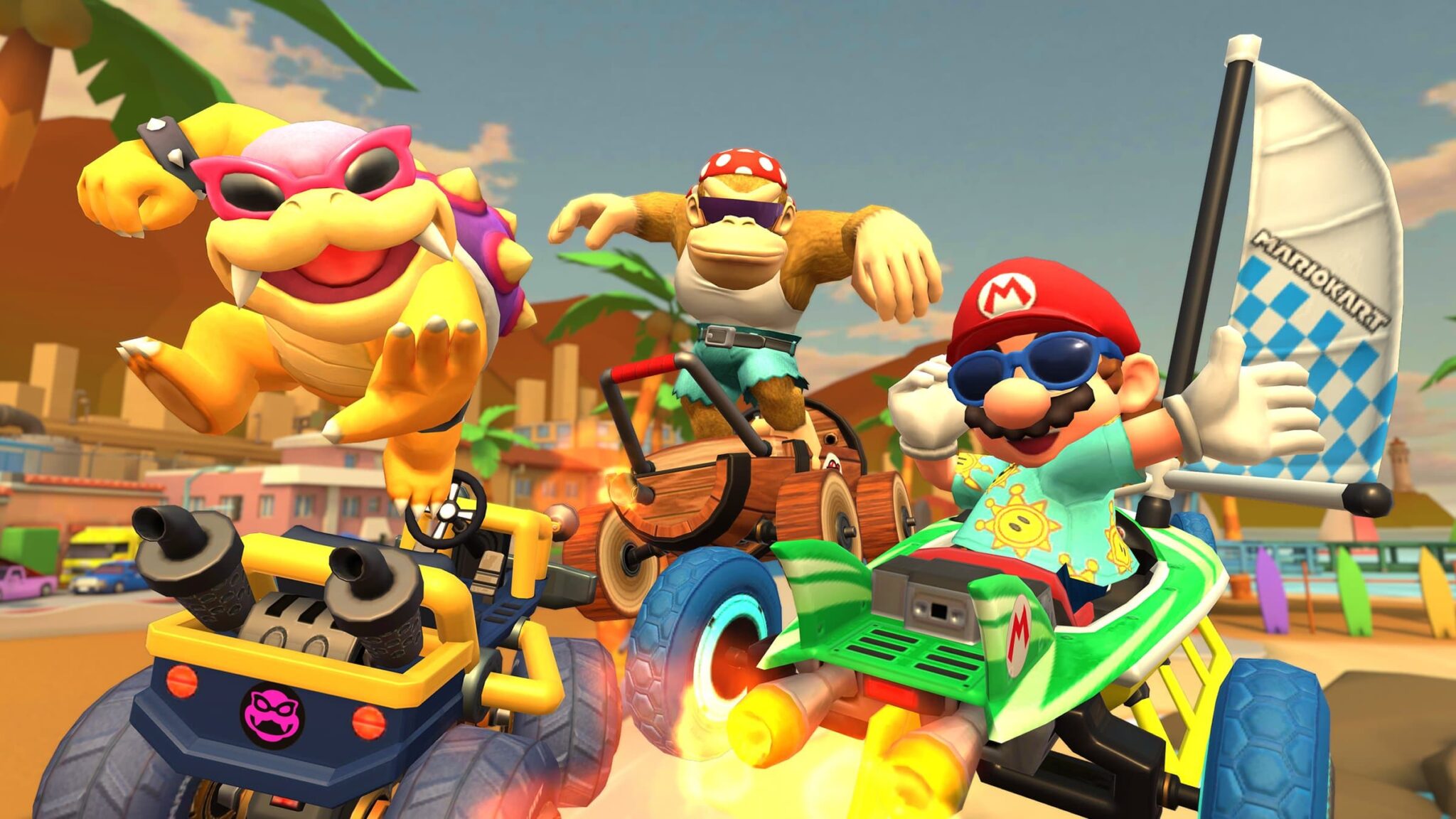 Mario Kart Tour All Giant Banana Drivers Touch, Tap, Play