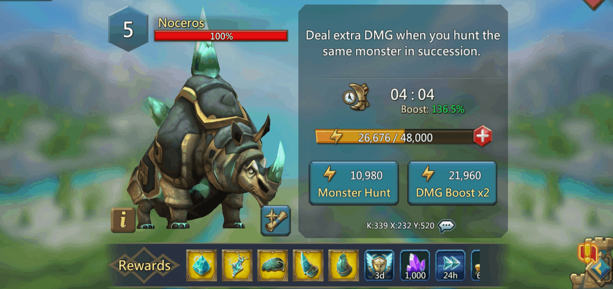 How to kill Noceros in Lords Mobile