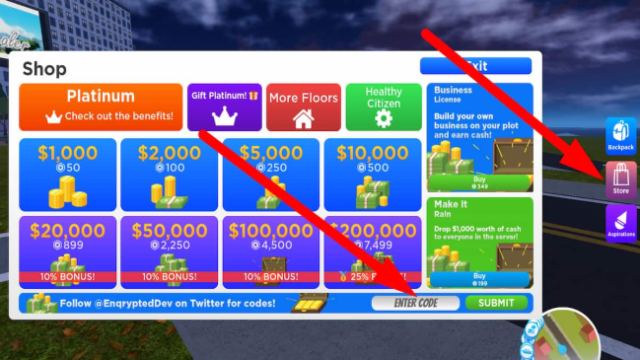 How to redeem codes in Roblox RoVille