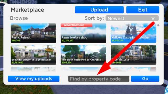 How to use house codes in Roblox RoVille