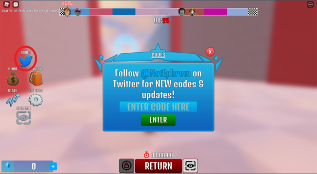 Roblox Anime Run Codes Touch Tap Play - roblox twitter code for bird