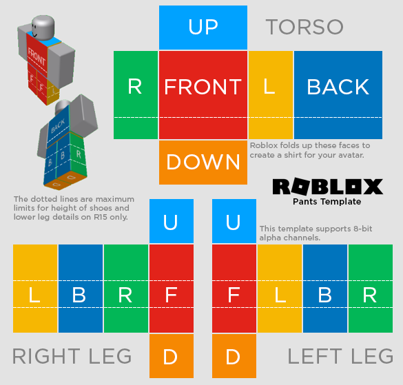 Roblox Clothing Template Pants