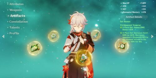 The Best Weapons And Artifacts For Kazuha In Genshin Impact Touch Tap Play