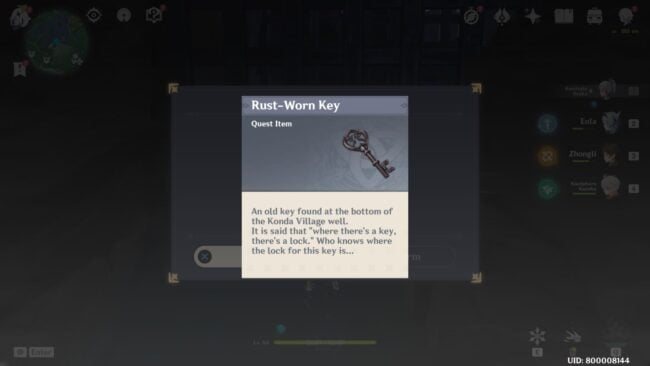 Worn genshin rust key Where to