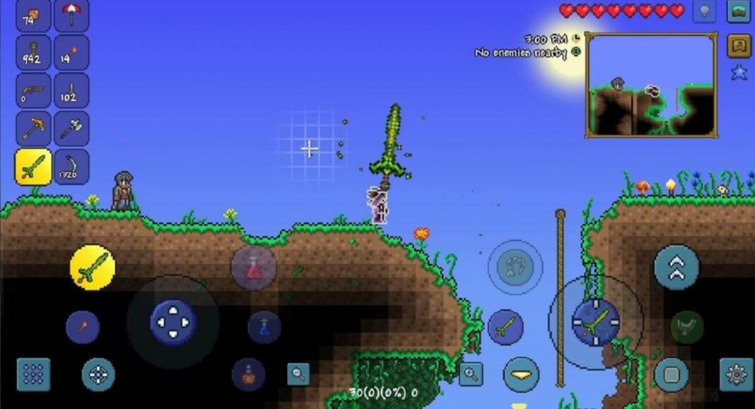 Terraria How to Get the Blade of Grass Touch, Tap, Play