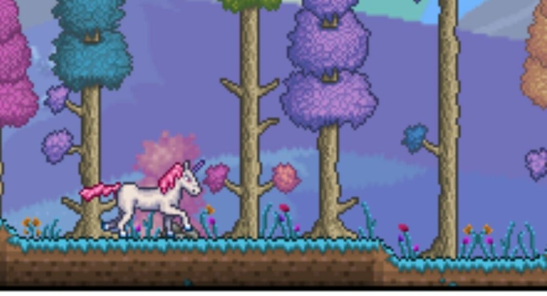 How to Get a Unicorn Horn in Terraria Touch, Tap, Play