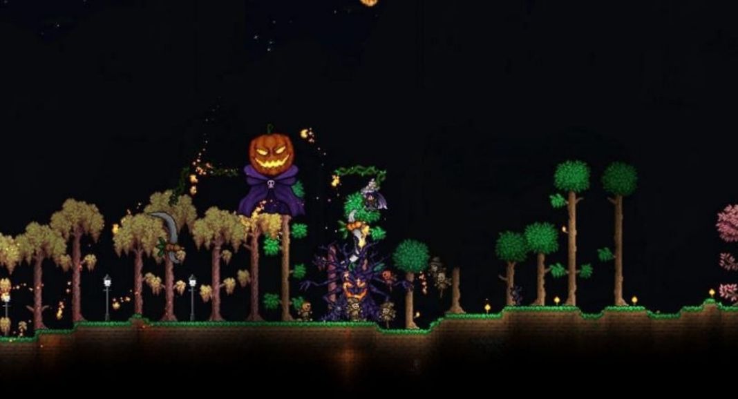 Terraria How to Trigger the Pumpkin Moon Touch, Tap, Play