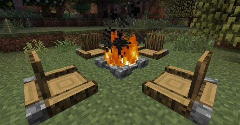 How To Make A Campfire In Minecraft Touch Tap Play