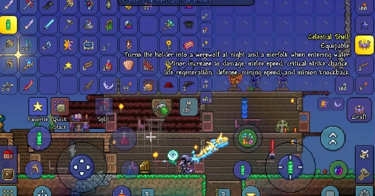 How to Get a Celestial Shell in Terraria