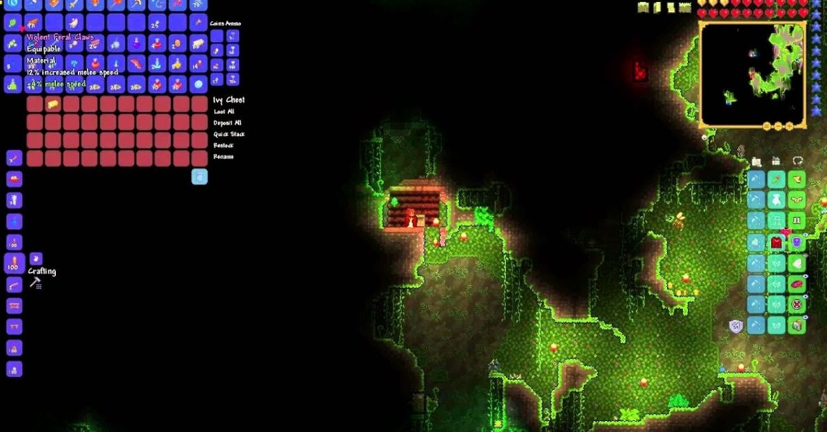 Terraria How to Get the Feral Claws Touch, Tap, Play